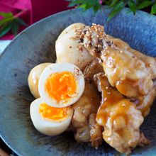 調味料大さじ1＊鶏手羽元とたまごの濃厚コクうま煮込み