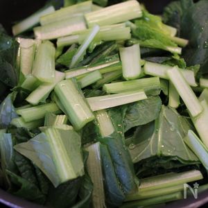 葉物野菜の手抜き下茹で | レシピサイトNadia