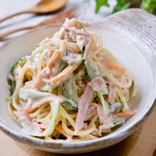 我が家の【絶品スパサラ】冷めてもくっつかない♪おすすめ☆