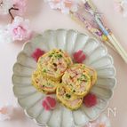 カニカマとネギの卵焼き【お弁当・お弁当のおかず】