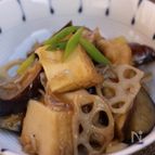 しょうが香る厚揚げとちりめんじゃこと野菜の炒め煮