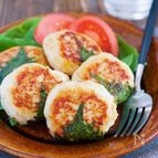 冷めても美味しい♪『しそ味噌チーズつくね』【#作り置き】