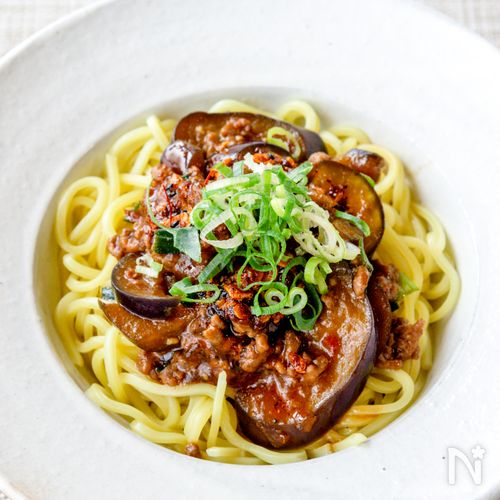 【簡単】麻婆なす麺