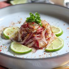 【白身魚のセビーチェ】スーパーのお刺身がおしゃれマリネに♪