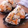 【ひじきとにんじんの混ぜおにぎり】レンチンで混ぜご飯が完成！の工程3