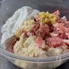 【豚こまと冷凍豆腐の豚唐とお餅の生姜焼き】節約/爆食いの工程1