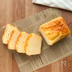 朝食に♪米粉のチーズブレッド(混ぜて焼くだけ)