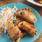 大葉が決め手！ジューシー大根の肉巻き照り焼き【おつまみに