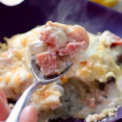 時短で濃厚!チキンクリームドリア