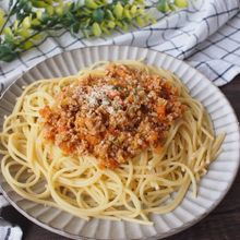 【幼児〜大人まで】優しい味のミートソーススパゲッティ