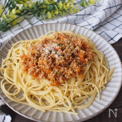 【幼児〜大人まで】優しい味のミートソーススパゲッティ