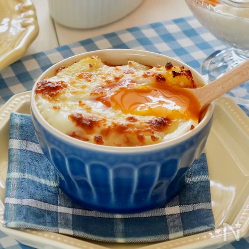 やわらかポテサラの卵落とし【とろりなめらか】（介護食）