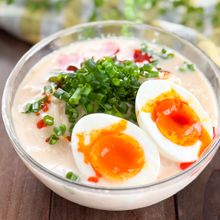 【飲み干す！冷やし豆乳担々そうめん】食べるだけで体が冷える！