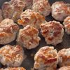 豚こまバーグのヨーグルトめんたいソースの工程4