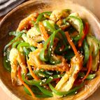 レンジで5分！【ピーマンとちくわの甘辛きんぴら風】簡単副菜♩