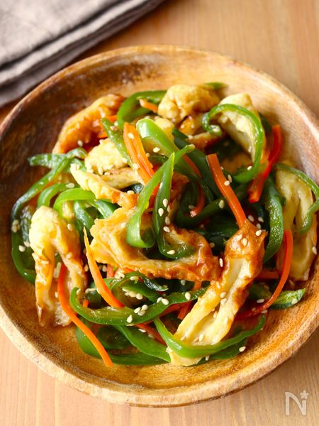 レンジで5分！【ピーマンとちくわの甘辛きんぴら風】簡単副菜♩