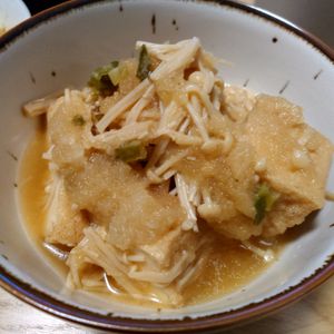 Yukkの作ってみた!投稿(レンジで作るほっこり煮物☆厚揚げのおろし煮)