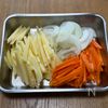 【TVで紹介！じゃがいもとにんじんのきんぴら】の下準備