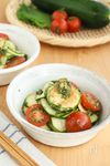 夏バテ対策に◎ズッキーニとトマトの青じそさっぱりサラダ