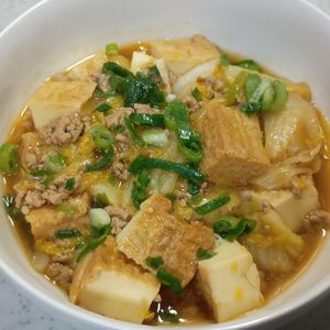 ひろりぃの作ってみた!投稿(厚揚げたっぷり《とろ旨♡麻婆白菜》)