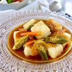 揚げない＊揚げ出し豆腐のカレーあんかけ