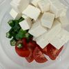 夏野菜と豆腐の《大葉ねぎ♡さっぱりサラダ》の工程1