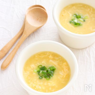 給食メニューの定番！あったか美味しい～！中華風コーンスープ