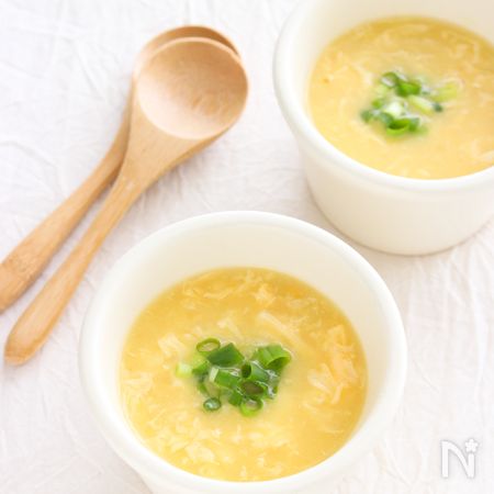 給食メニューの定番 あったか美味しい 中華風コーンスープ By 松田みやこ レシピサイト Nadia ナディア プロの料理家のおいしいレシピ