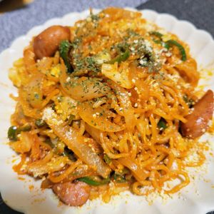 ヴェルの作ってみた!投稿(焼きそばナポリタン風)