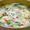 エノキと水菜のシャキシャキとろ〜りスープの工程6