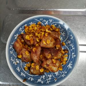 KUMIKOの作ってみた!投稿(【新じゃがコーンのバター醤油がらめ】今日のおつまみ)