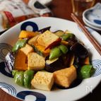 厚揚げと夏野菜の南蛮焼きびたし【適糖生活】