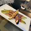 あおぺんの作ってみた!投稿(なすとアスパラの肉巻き　山椒塩焼き)