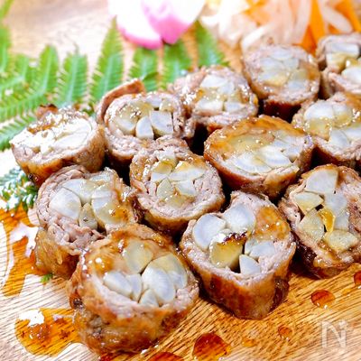 使い道いろいろ♪出汁薫る『牛肉の甘辛ごぼう巻き』