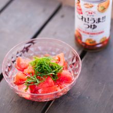 ひとまわしで簡単!トマトの浅漬け
