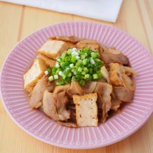 豚と厚揚げのみそ炒め