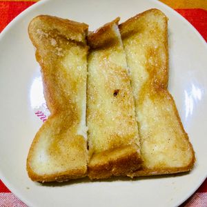 Kの作ってみた!投稿(【シナモンシュガーバタートースト】フライパンでカリうまっ♡)