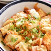 厚揚げ豆腐とキムチのやみつきチーズ焼き