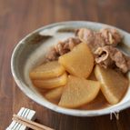 フライパンで手軽に煮込む、牛肉と大根の煮物