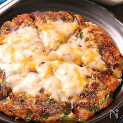 お豆腐のチーズチヂミ『とろーりやみつき』
