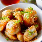 【里芋のテリテリ炒め】タレが絡まって🍚🍺🍱が進む～😋