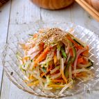 驚きのシャキッと触感♡めちゃうま『もやしの中華サラダ』