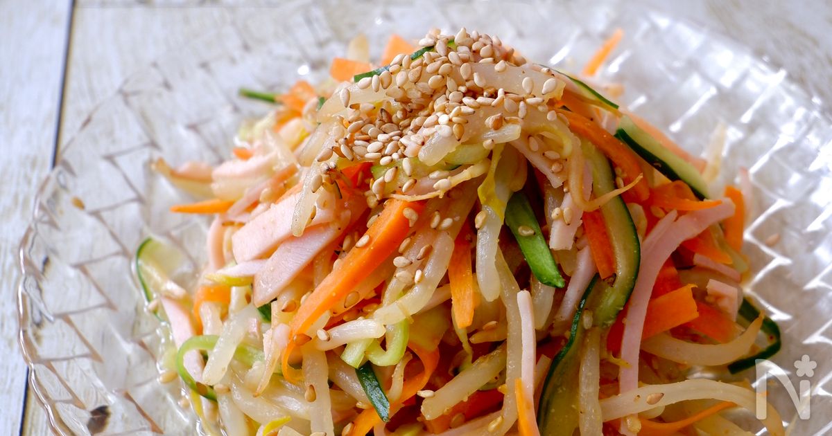 驚きのシャキッと触感 めちゃうま もやしの中華サラダ By Rinaty りなてぃ レシピサイト Nadia ナディア プロの料理家のおいしいレシピ