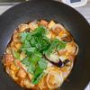 そら・ゆずの作ってみた!投稿(厚揚げ豆腐とキムチのやみつきチーズ焼き)
