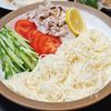 【豚しゃぶと夏野菜のゴマだれそうめん】コクしっかり濃厚♡の工程4
