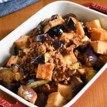 簡単!麻婆なす厚揚げ