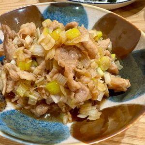 kimiの作ってみた!投稿(【豚肉のさっぱりネギだれ炒め】食材2つ！10分おかず♪)