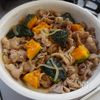 とろ～りやみつき【豚こまとかぼちゃのチーズ焼き】の工程3