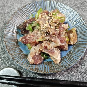 M＊Pの作ってみた!投稿(美味しい食べ方みーつけた♡ねぎまみれのかつおのたたき味噌風味)