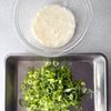 【ねぎ焼き】長ねぎの青い部分での工程1
